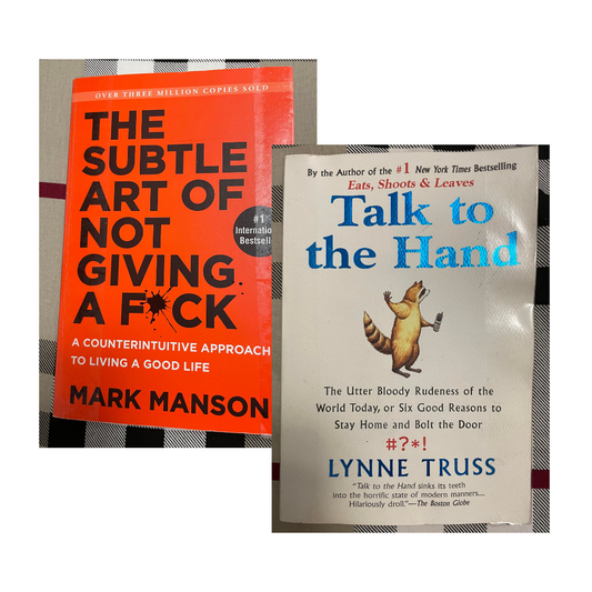 Combo Self-Help Books: The Subtle Art of Not Giving a F.ck & Talk To The Hand