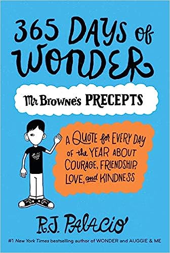 365 Days of Wonder: Mr. Browne's Precepts Paperback