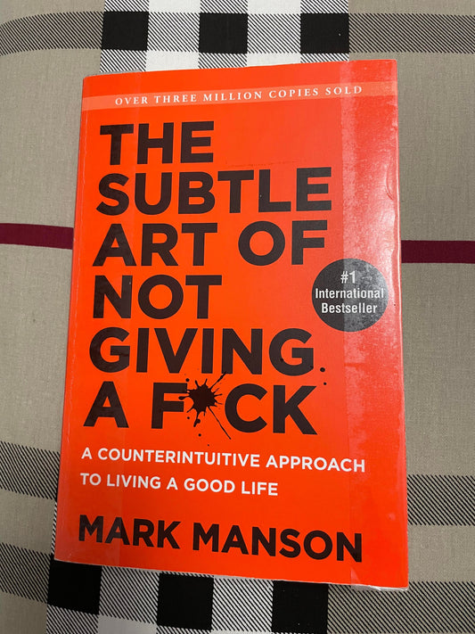 The Subtle Art of Not Giving a F.ck (Paperback)